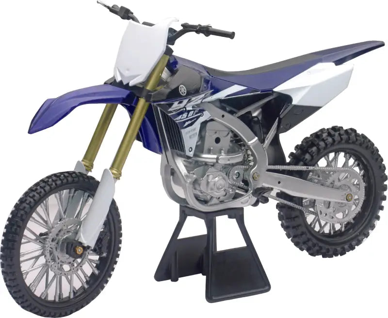 49643 NEW-RAY Replica 1:6 Race Bike 17 Yamaha Yz450f Blue