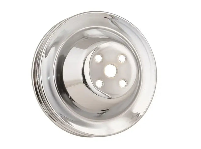 4971 Mr Gasket Chr Dbl Grv Up Pulley Chv
