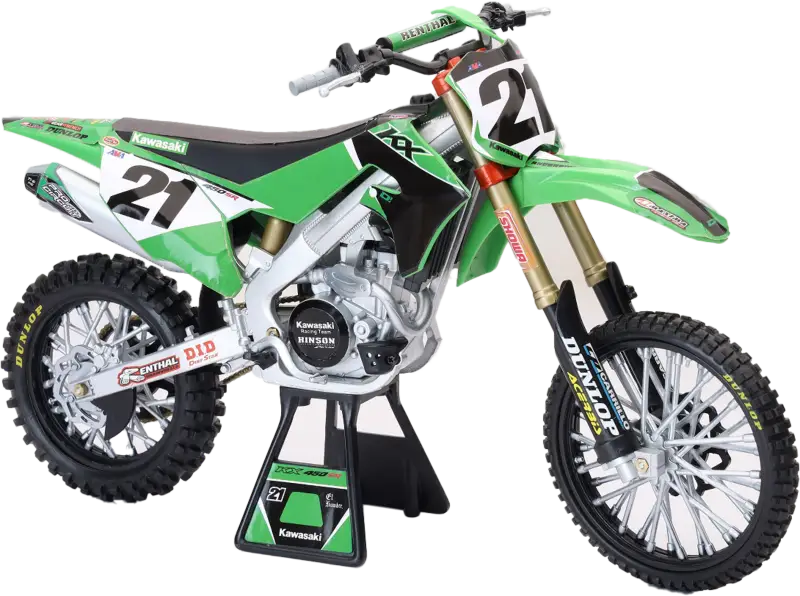 49733 New-Ray 1:6 Scale Kawasaki Factory Team Kx450F Jason Anderson #21 