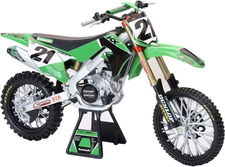 49733 New-Ray 1:6 Scale Kawasaki Factory Team Kx450F Jason Anderson #21 