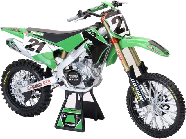 49733 New-Ray 1:6 Scale Kawasaki Factory Team Kx450F Jason Anderson #21 