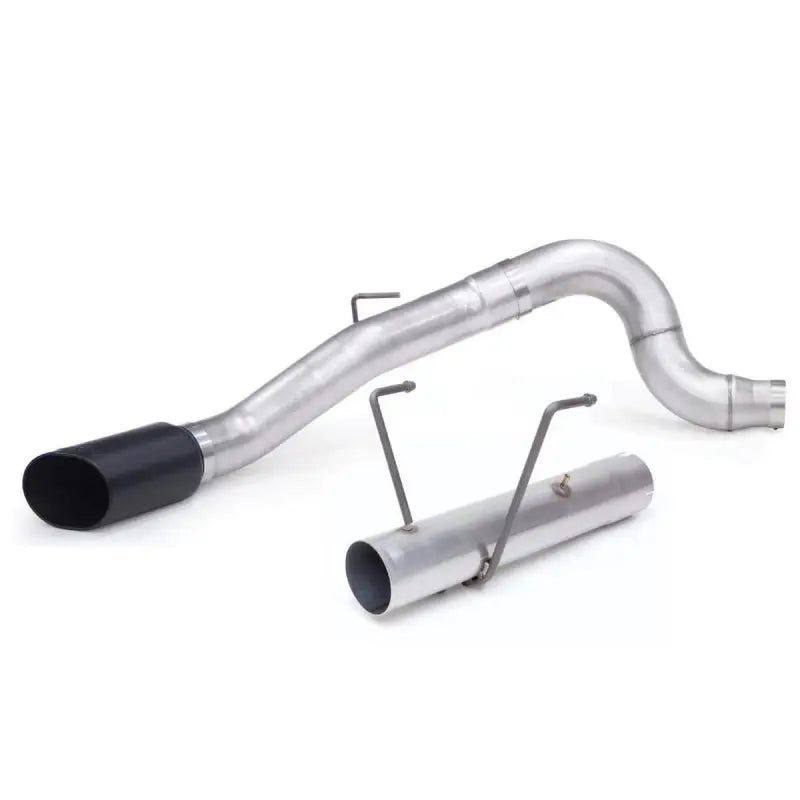 Automotive exhaust system with black tip from 49797-B Banks Exhaust Kit for better performance