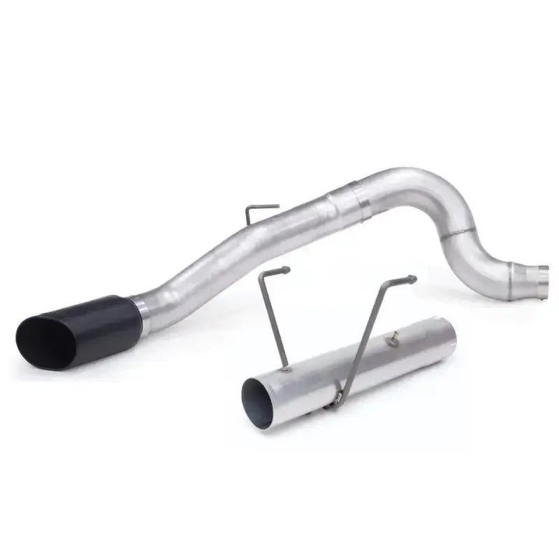 Automotive exhaust system with black tip from 49797-B Banks Exhaust Kit for better performance