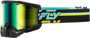 Focus Snow Goggle Blk/Hi Vis W/Green Mirror/Yellow Lens
