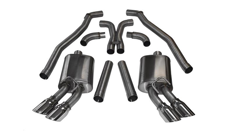 CORSA Performance 14971 Corsa 12-13 Chevrolet Camaro Coupe ZL1 6.2L V8 Polished Sport Cat-Back + XO Exhaust