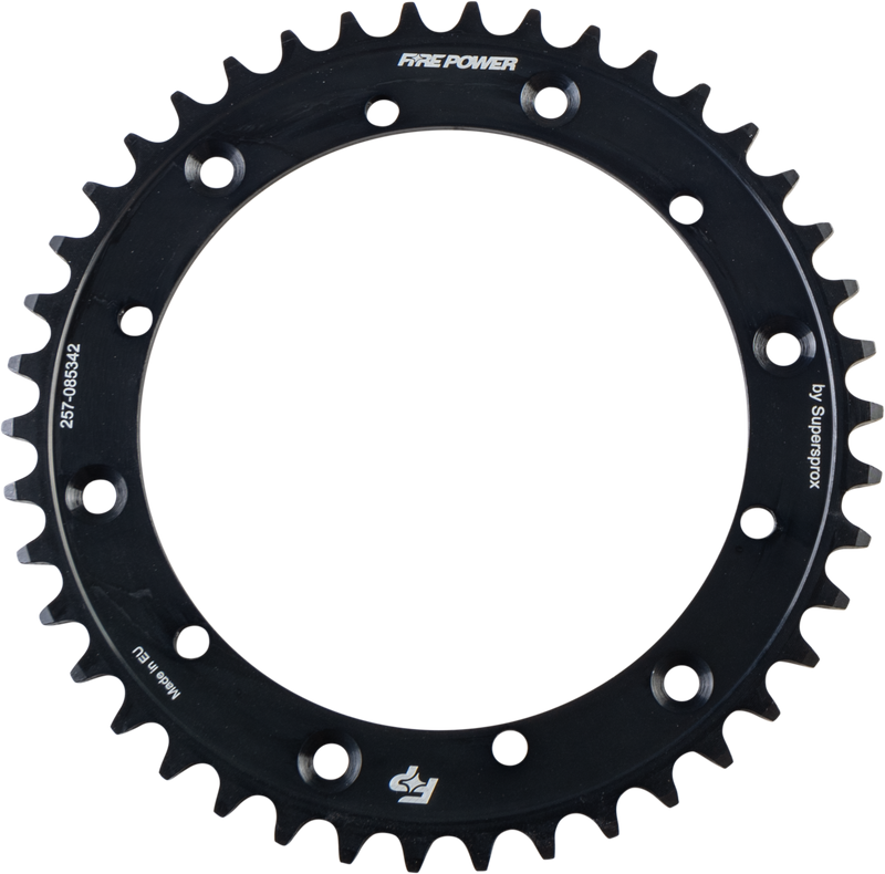 FPS-853-42-BLK Fire Power Rear Sprocket Steel 42T Blk