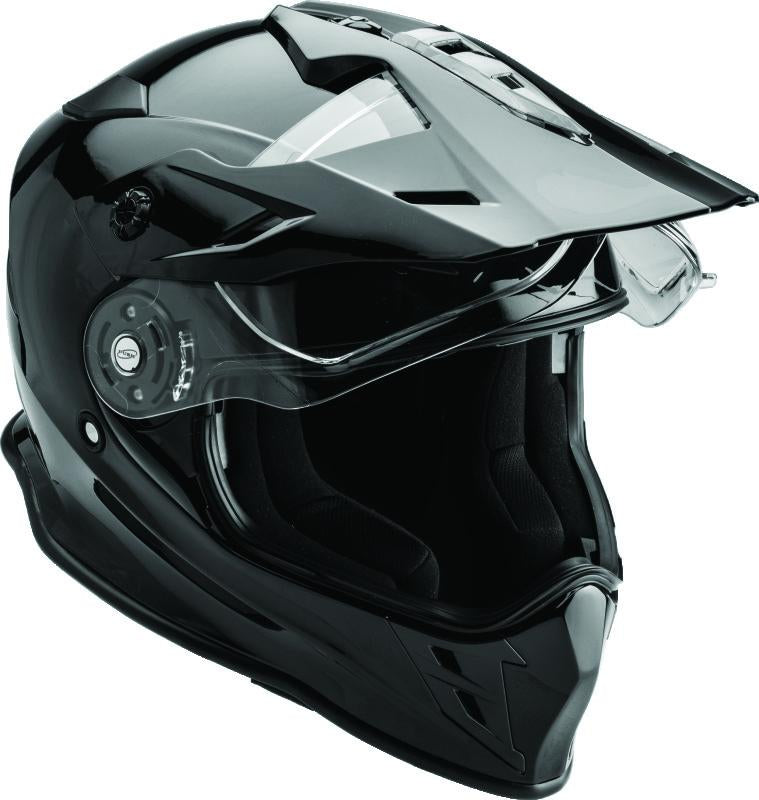 First Gear 446684 FIRSTGEAR Ajax Adventure Helmet Black - Extra Small - 446684