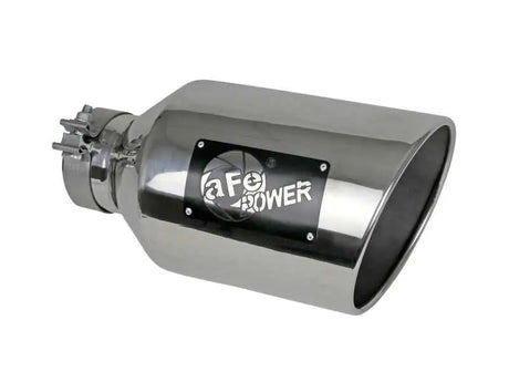 aFe 49T40801-P15 aFe Power MACH Force-Xp 304 Stainless Steel Clamp-on Exhaust Tip - Polished