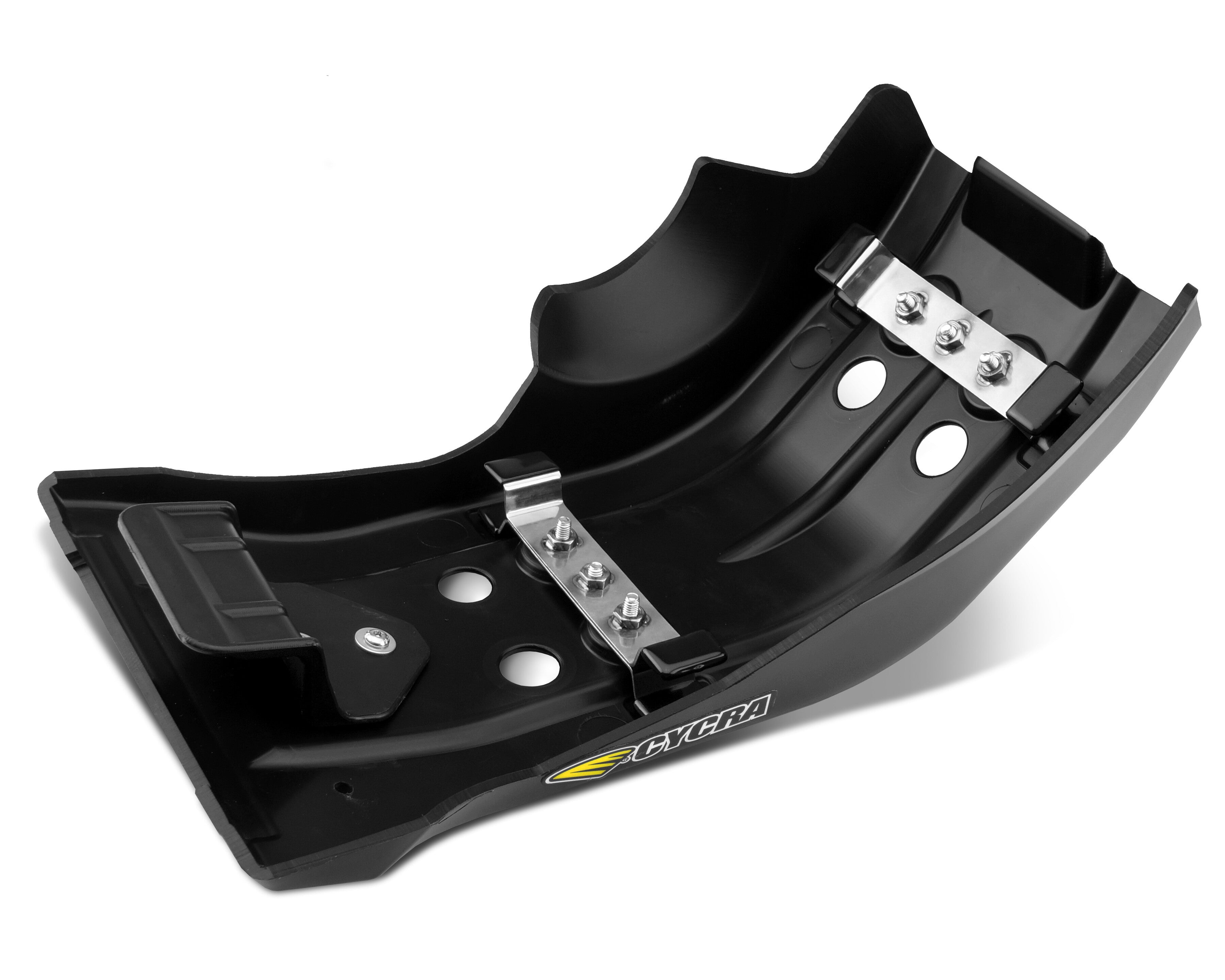 Cycra Full Armor Skid Plate Guards/Braces 1CYC-6230-12 - Black