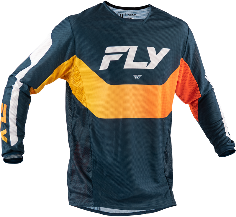 Kinetic Mesh Jersey Navy/Orange Xl