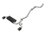 aFe 49-36043-C aFe POWER Takeda 2020 Toyota Supra L6-3.0L (t) 3in-2.5in 304 SS CB Exhaust Carbon Tips