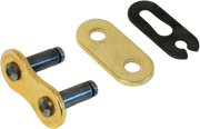 RK Excel 525 ZXW Drive Chain GB520MXZ5-CL - Gold Master Link GB520MXZ5 Clip