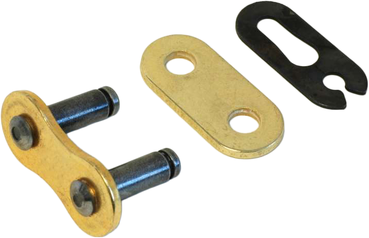 RK Excel 525 ZXW Drive Chain GB520MXZ5-CL - Gold Master Link GB520MXZ5 Clip