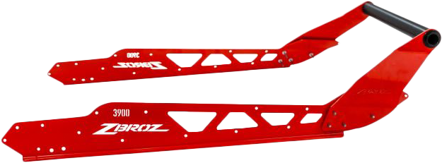 Zbroz Shredder Rear Bumper Body K40-0823554-02 - Red 3900 Series