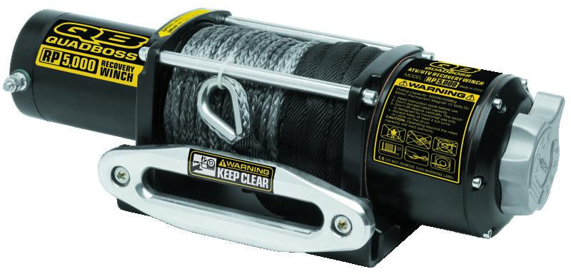 QuadBoss 608851 QuadBoss Winch 5000Lb W/ Synthetic Rope - 608851