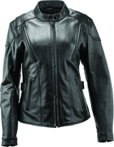 River Road Race Leather Jacket Black - Large - 094358