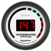 AutoMeter 5779 Autometer Phantom 52mm Digital 10:1-17:1 Street Wideband Air/Fuel Ratio Gauge