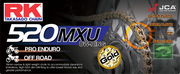 RK Excel MXU Gold Drive Chain GB520MXU-120 - Gold GB520MXU 520 120