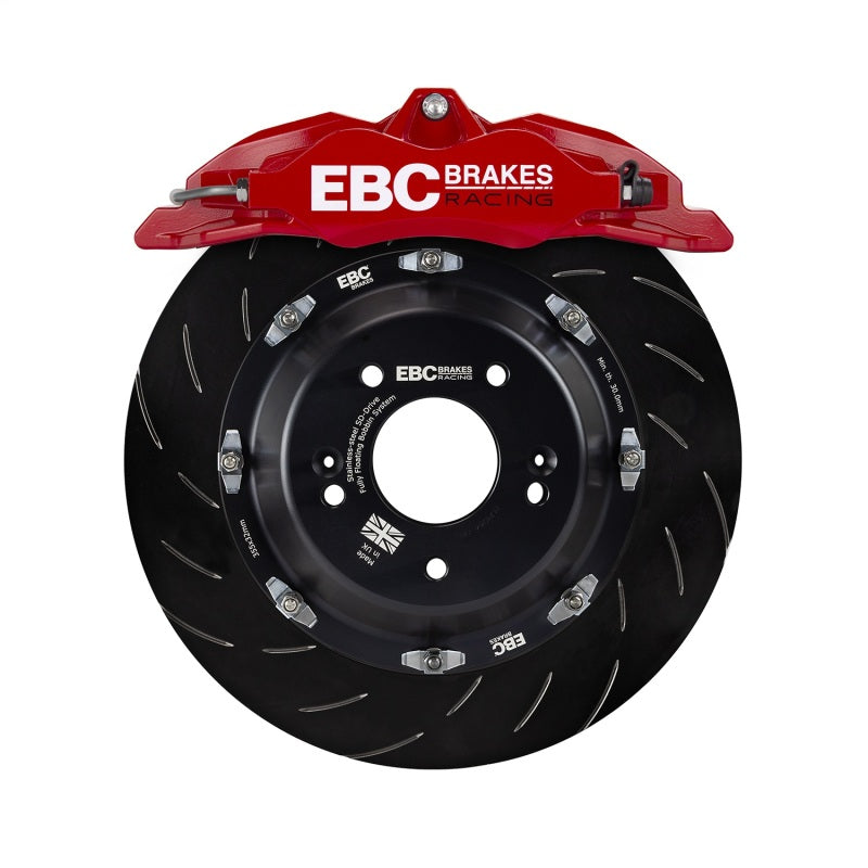 EBC BBK027RED-1 EBC Racing 2016+ Mazda MX-5 (ND) Red Apollo-4 Calipers 330mm Rotors Front Big Brake Kit