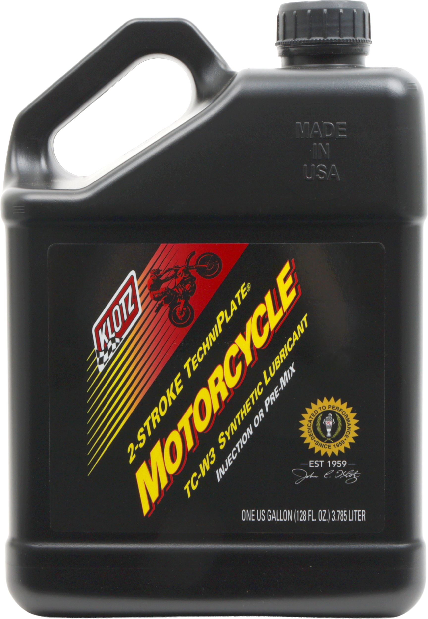 Klotz Motorcycle TC-W3 2T Oil Chemicals KL-3021 - Techniplate Synthetic TC-W3 Gal Case