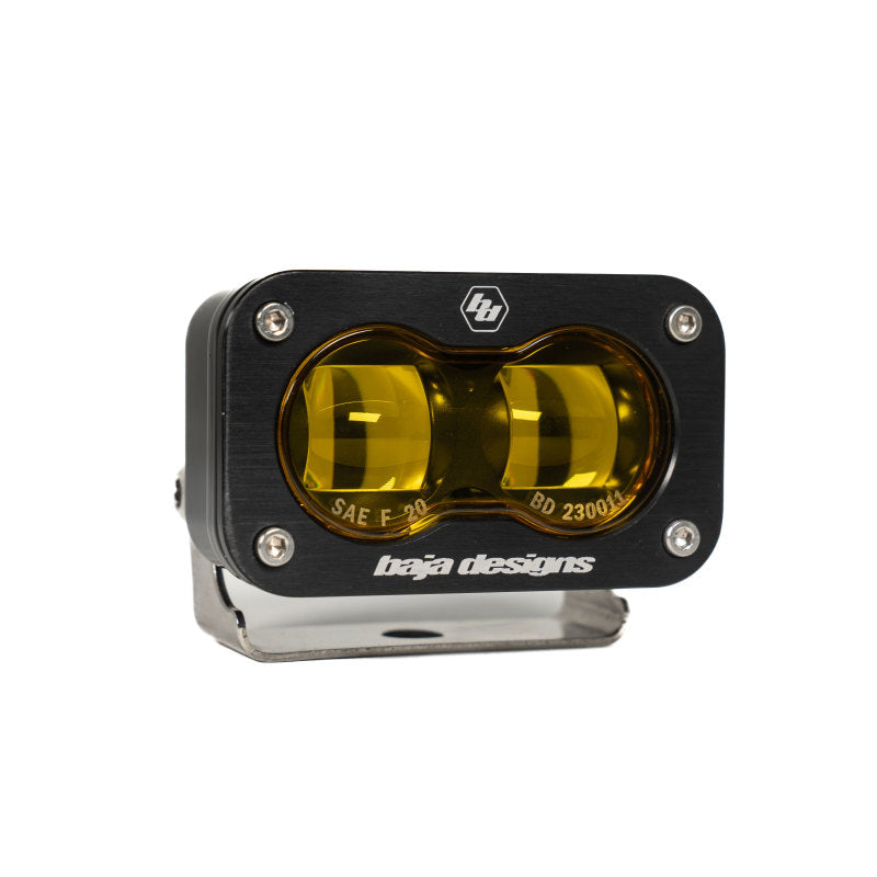 Baja Designs 448178 Baja Designs 21-22 Ford Bronco w/Steel Bumper S2 SAE Sportsmen Fog Pocket Light Kit - Amber