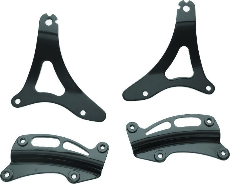 Kuryakyn 7089 Kuryakyn Quick Release Attachment Point Kit 14-Up Touring Models Black - 7089