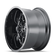 Mayhem 8107-2937BM13 Mayhem 8107 Cogent 20x9 / 6x135 BP / 13mm Offset / 106mm Hub Black w/ Milled Spokes Wheel