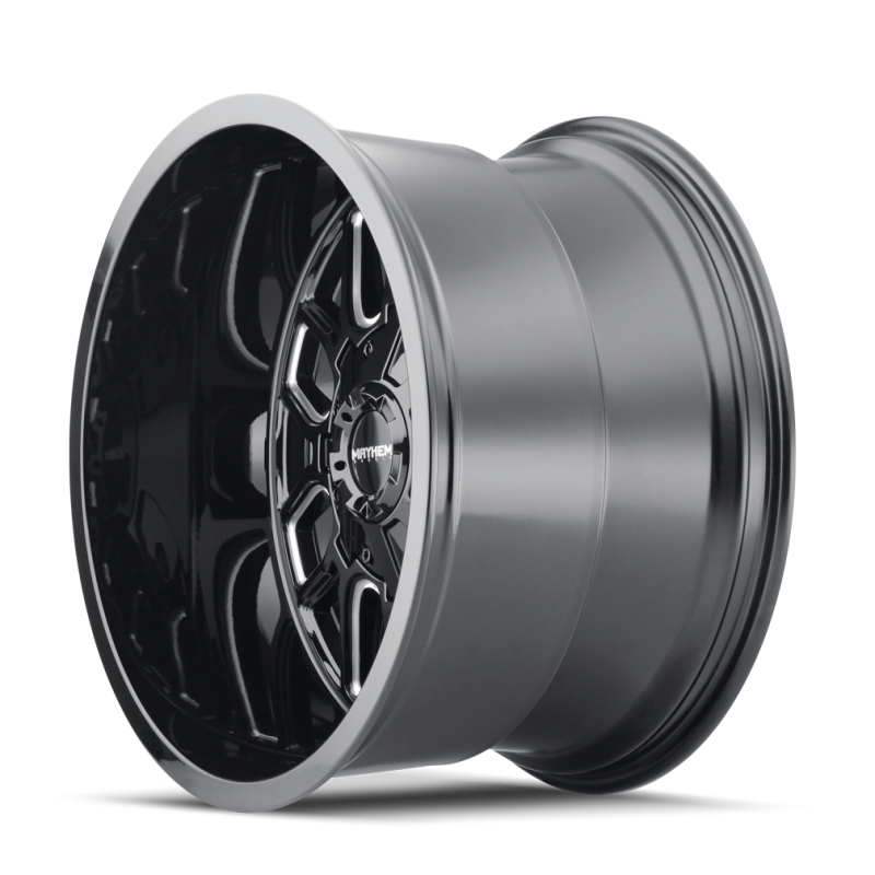 Mayhem 8107-2937BM13 Mayhem 8107 Cogent 20x9 / 6x135 BP / 13mm Offset / 106mm Hub Black w/ Milled Spokes Wheel