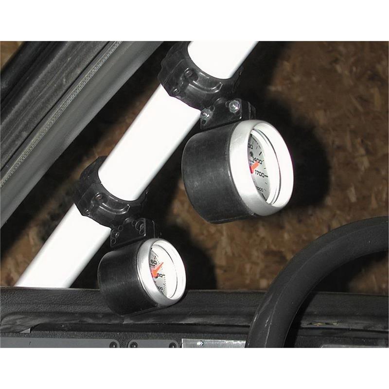 AutoMeter 48003 Autometer 2-1/16in inch Black Roll Pod Gauge Mount for 1 5/8 inch Roll Cage - 48003