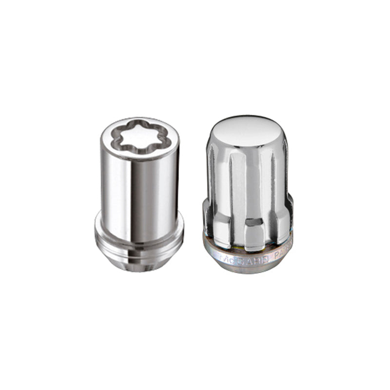 McGard 65457 McGard SplineDrive Tuner 4 Lug Install Kit w/Locks & Tool (Cone) M12X1.5 / 13/16 Hex - Chrome - 65457