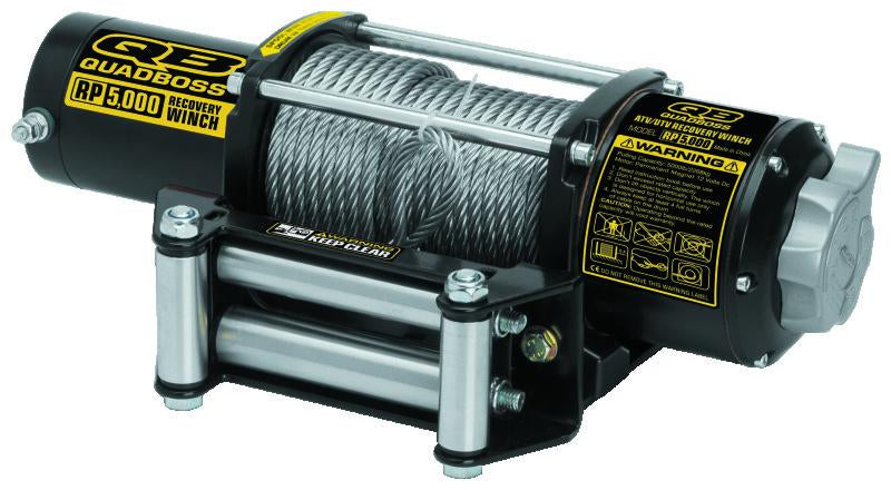 QuadBoss 608850 QuadBoss Winch 5000Lb W/ Cable - 608850