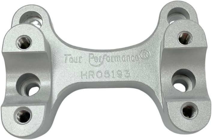 Helibars Risers HR05193-SP - Silver Handlebar Tour