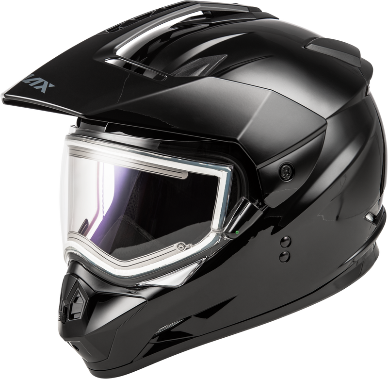 Gmax A41100025 Gm-11S Snow Helmet W/ Electric Shield Black Md