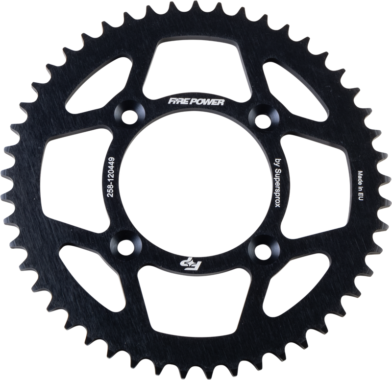 FPA-1204-49-BLK Fire Power Rear Sprocket Aluminum 49T Blk