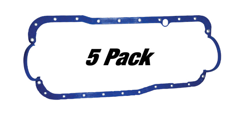 Moroso 93181 Moroso Ford 351W Late Model Oil Pan Gasket - One Piece - Reinforced Steel (5 Pack)