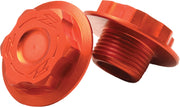 Zeta Steering Stem Nut Bolt ZE58-2817 - Orange Large M20X27-P1.5 11.5