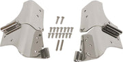 Kentrol 30477 Kentrol 97-06 Jeep Wrangler TJ Windshield Hinge Pair - Polished Silver