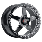 Weld S90480067P50 Weld S904 18x10 Ventura Beadlock 5x114.3 ET50 BS7.50 Gloss BLK MIL DIA 78.1 - S90480067P50