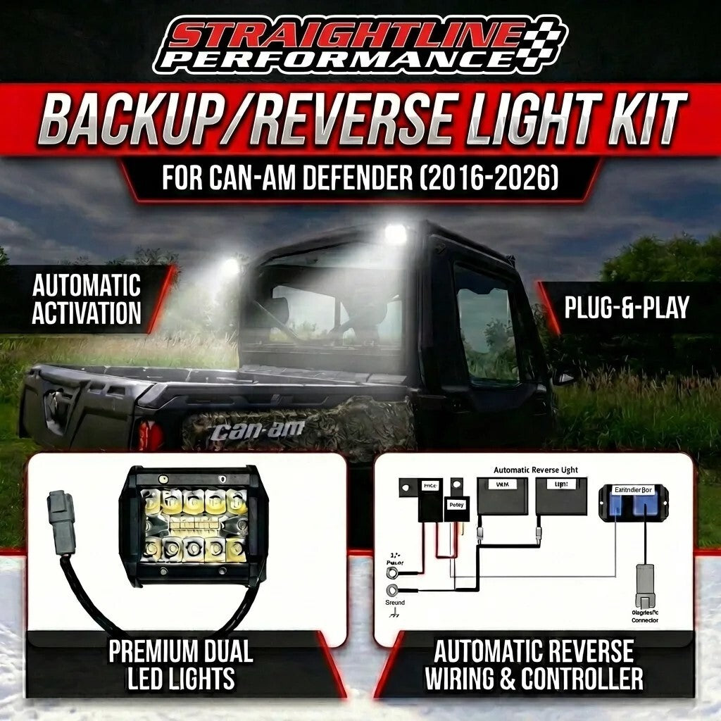 Straightline Reverse Light Kits Premium with Lights Electrical 282-107 - Smart Wire Kit Dual