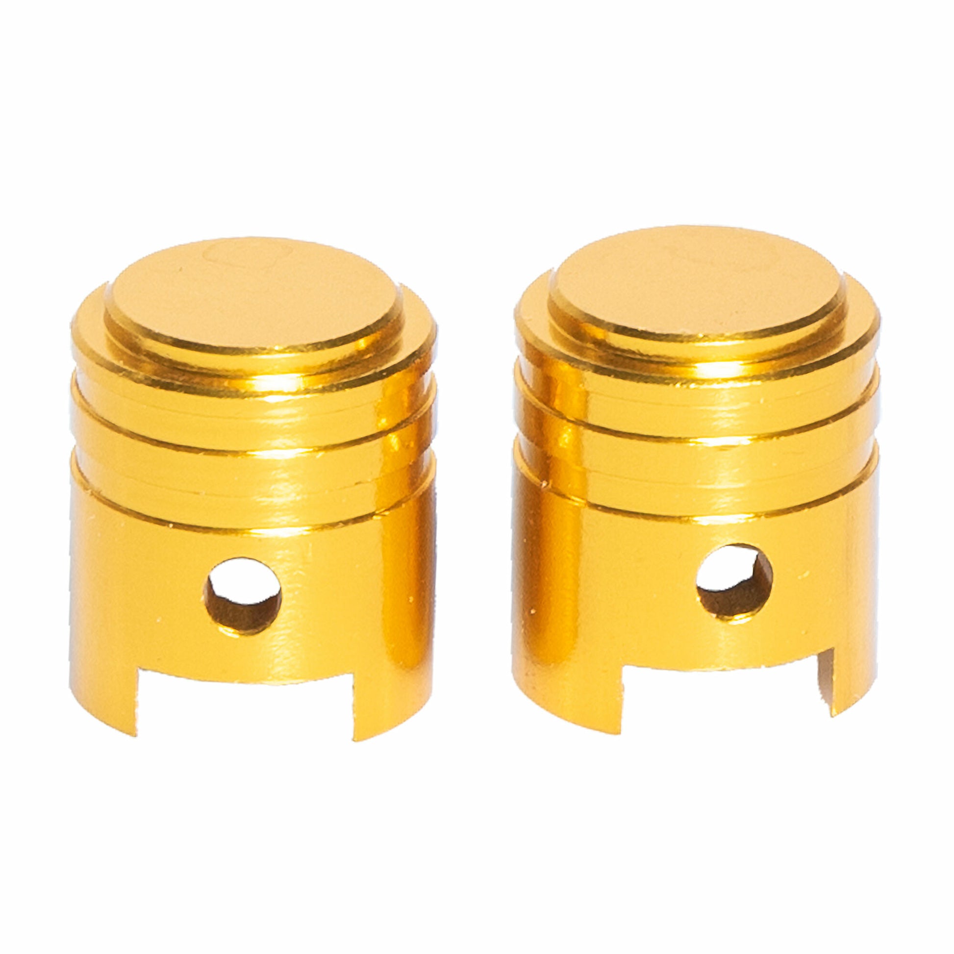 RFX Sport Valve Caps With Valve Key Tire/Wheel Accessories FXVC 30000 00GD - Gold 2PCS