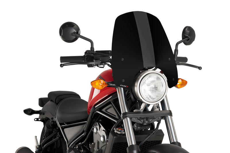 Puig 9462N Windscreen Naked New Gen Touring Black Hon