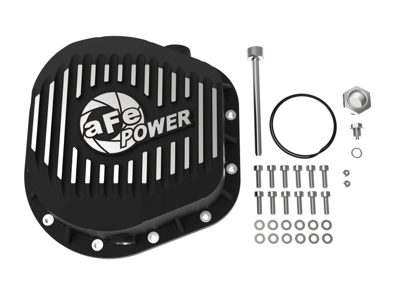 aFe 46-70022 aFe Power Cover Diff Rear Machined COV Diff R Ford Diesel Trucks 86-11 V8-6.4/6.7L (td) Machined