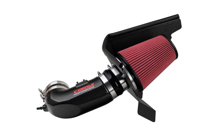 CORSA Performance 44005D Corsa 17-21 Chevrolet Camaro ZL1 Carbon Fiber Air Intake w/ DryTech 3D No Oil Filtration