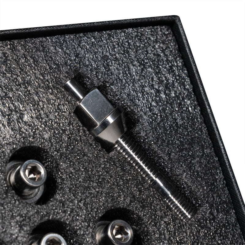 Wheel Mate Titanium Wheel Stud Conversion (Raw Ti) - M14x1.25 to M14x1.5 - 74mm - 60deg Lug Nut - TIM14C6074R