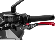 Puig Hi-Tech Extendable Clutch Lever 424RNR - Red 4.0 Fold Extend