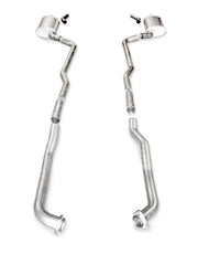 Stainless Works V7313100S Stainless Works 1973-82 Corvette Exhaust SB 2-1/2in Factory Connect - V7313100S