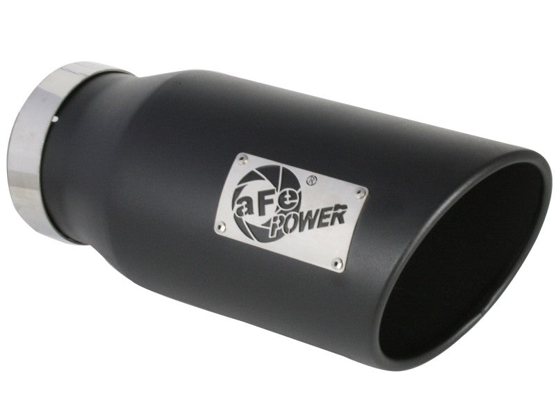 aFe 49-42078-B aFe Large-Bore HD 5in 409SS DPF-Back Exhaust System w/Black Tip 19-20 Ram Diesel Trucks L6-6.7L (td)