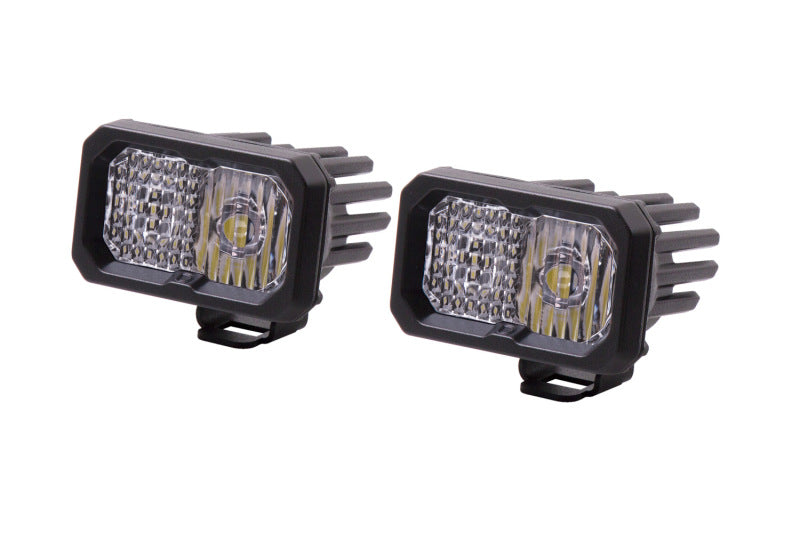 Diode Dynamics Stage Series 2 In LED Pod Sport - White Combo Standard WBL (Pair) - DD6387P