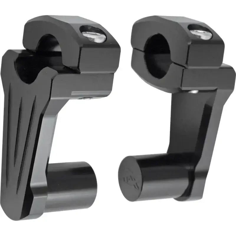 4R-P2CC01 Pivoting Handlebar Riser Black 2" Rise 