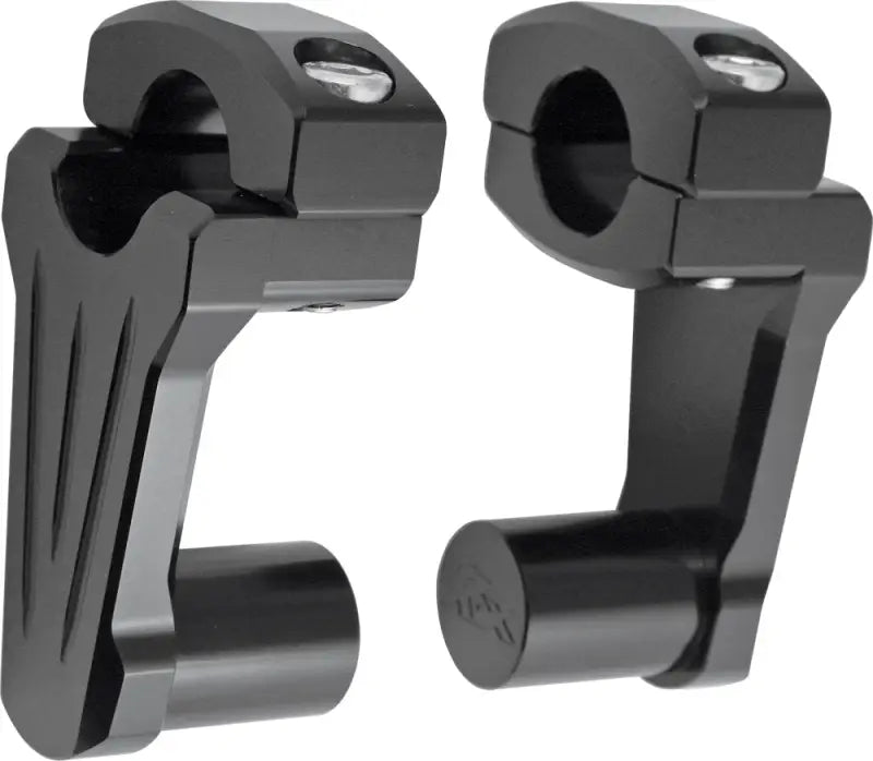 4R-P2CC01 Pivoting Handlebar Riser Black 2" Rise 